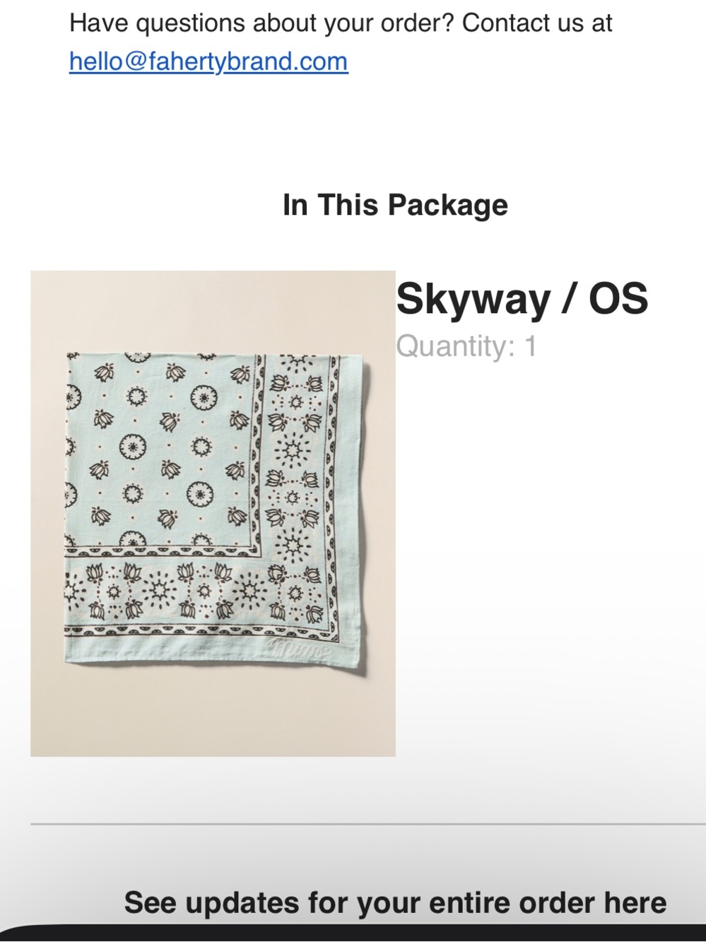 Faherty Tiburon Ridge "Mom" Bandana
